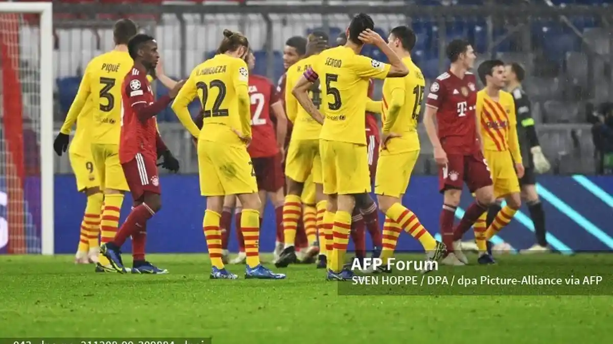 Momen 2000 Terulang, Mimpi Barcelona di Liga Champions Kandas, Digeprek Bayern Munchen 3 - 0
