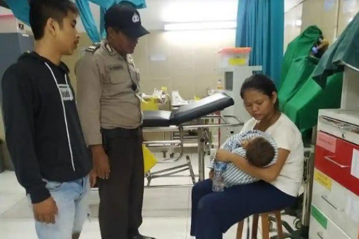 Made Setiawan Ceburkan Diri Selamatkan Bayinya yang Jatuh ke Dalam Sumur Sedalam 14 Meter
