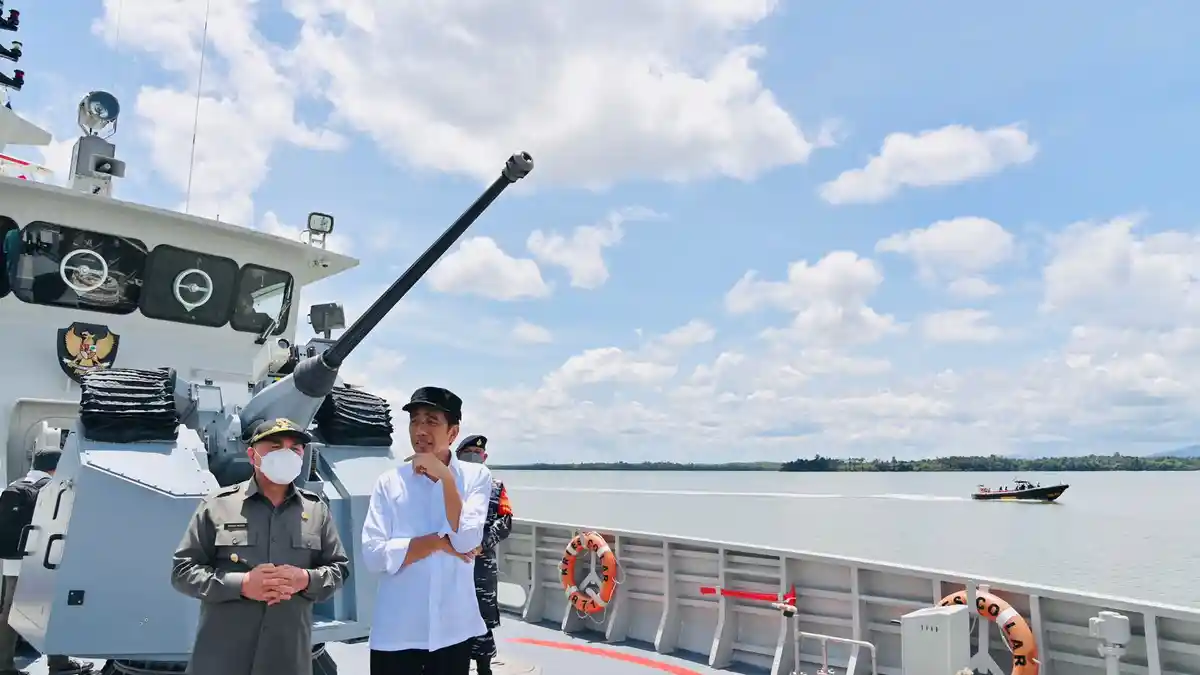 VIDEO : Kunjungi IKN, Presiden Gunakan Jalur Laut