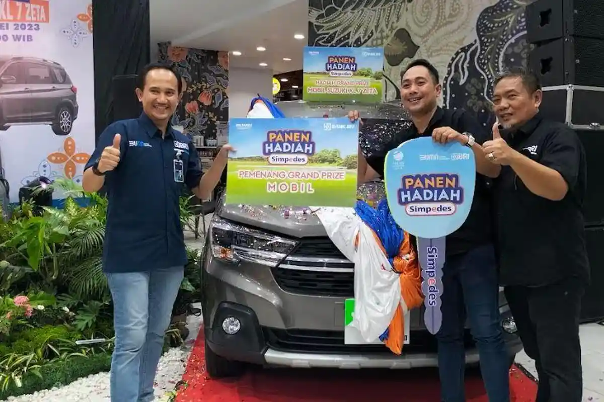 BRI Kanca Jambi Gelar Panen Hadiah Simpedes Periode II 2022 dengan Grand Prize XL 7 Zeta Suzuki