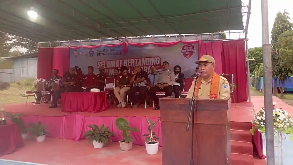 JNW Cup 3 Resmi Dibuka: 16 Tim Voli SMA Adu Skill di Kampus St. Wilhelmus Boawae