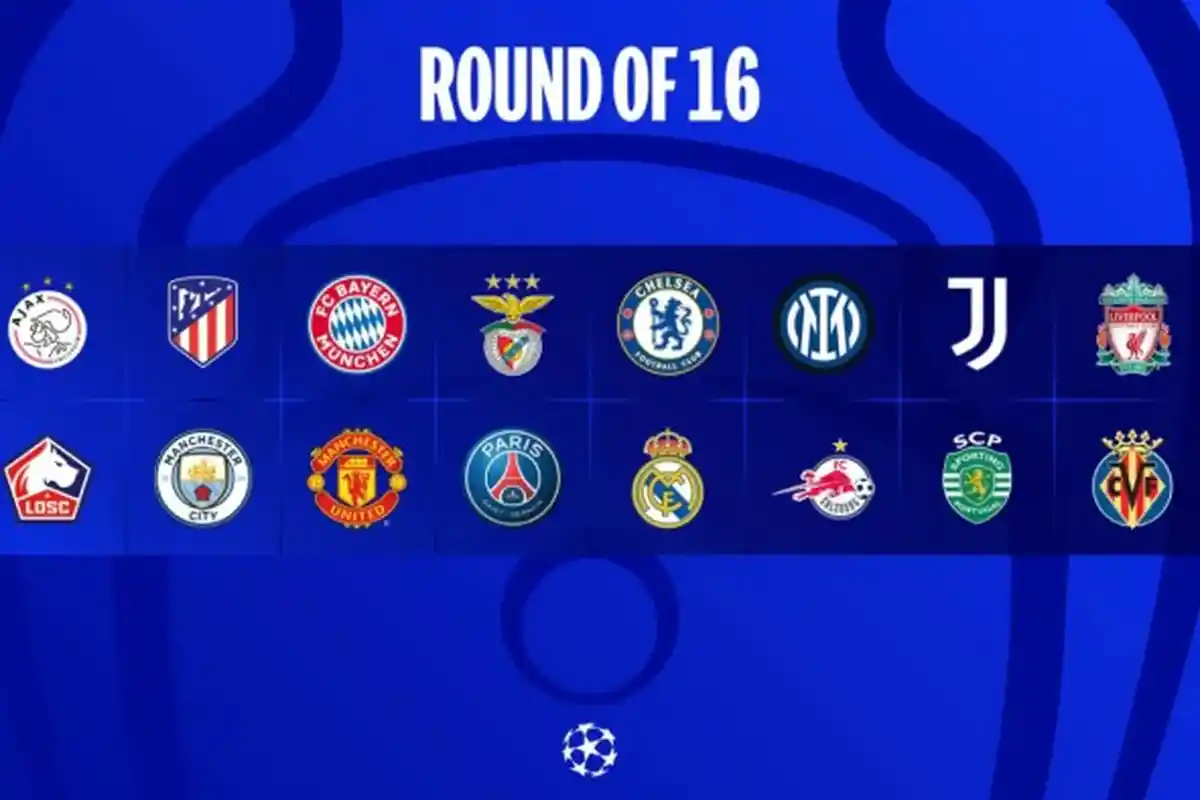 16 Tim Terkuat Eropa 2021 Beradu Nasib di Hasil Drawing Fase Knock-Out Liga Champions Babak 16 Besar