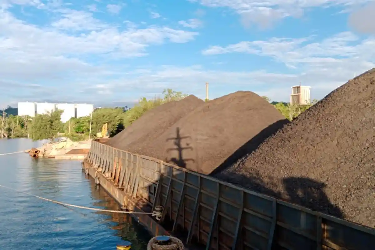 Kapal Besar Masuk di Pasangkayu Diduga Milik WNA Ternyata Kapal Angkut Batu Bara, Krunya WNI Semua