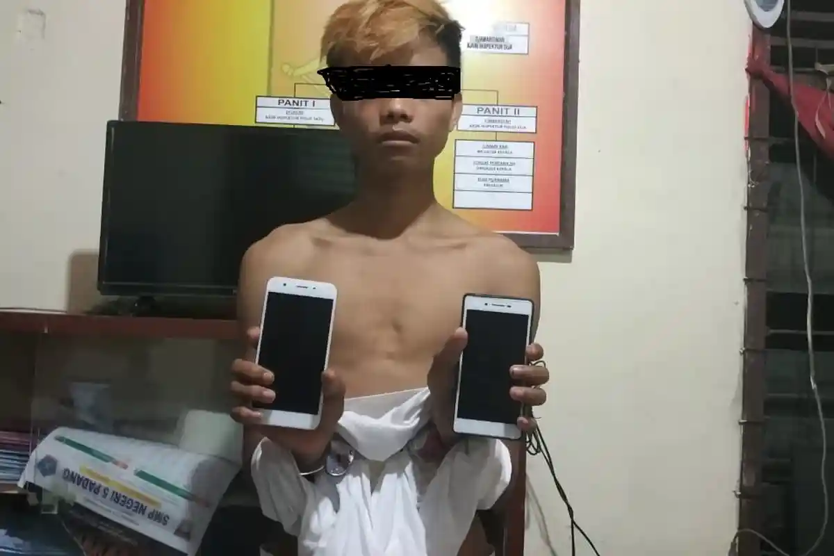 Terduga Perampas HP di Kampus Unand Diringkus Tim Reskrim Polsek Pauh