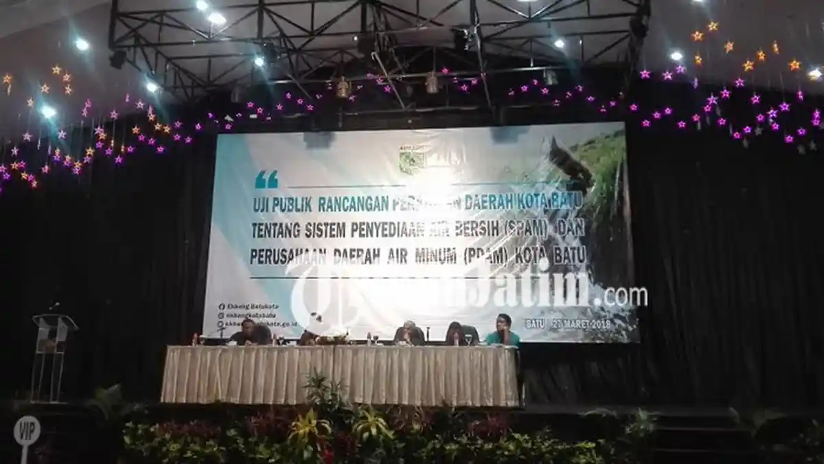 Dua Raperda PDAM di Pemkot Bbatu Dibahas, Satu Raperda Ditunda