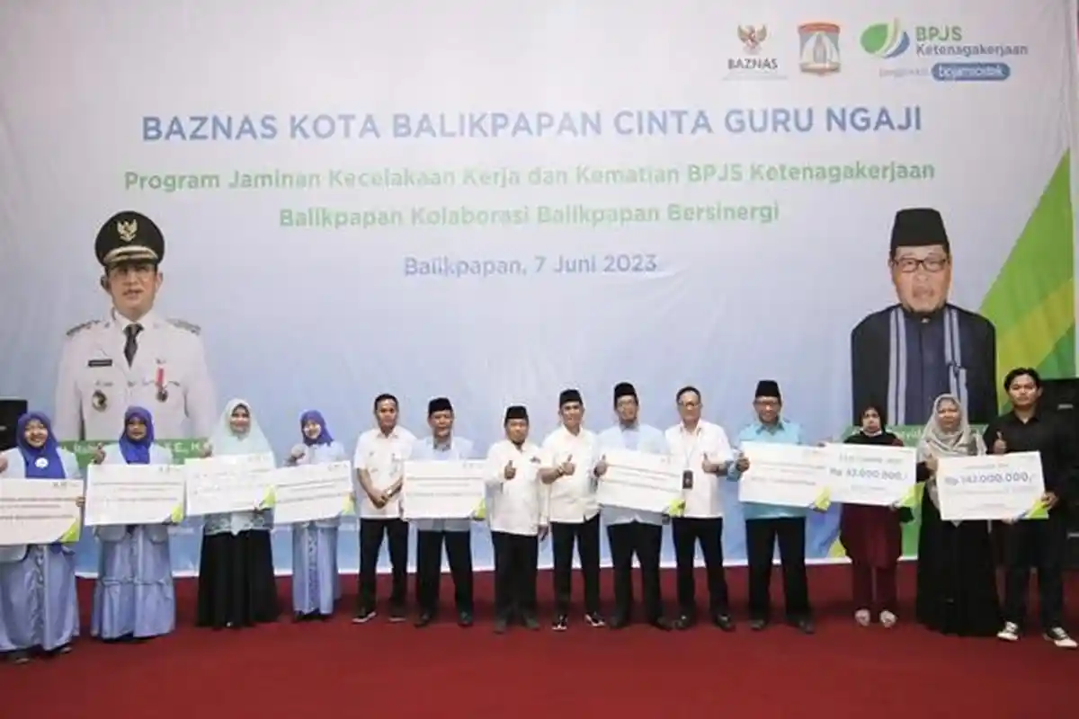 Pemkot Balikpapan Salurkan BPJS Ketenagakerjaan kepada 3.200 Guru TKA dan TPA