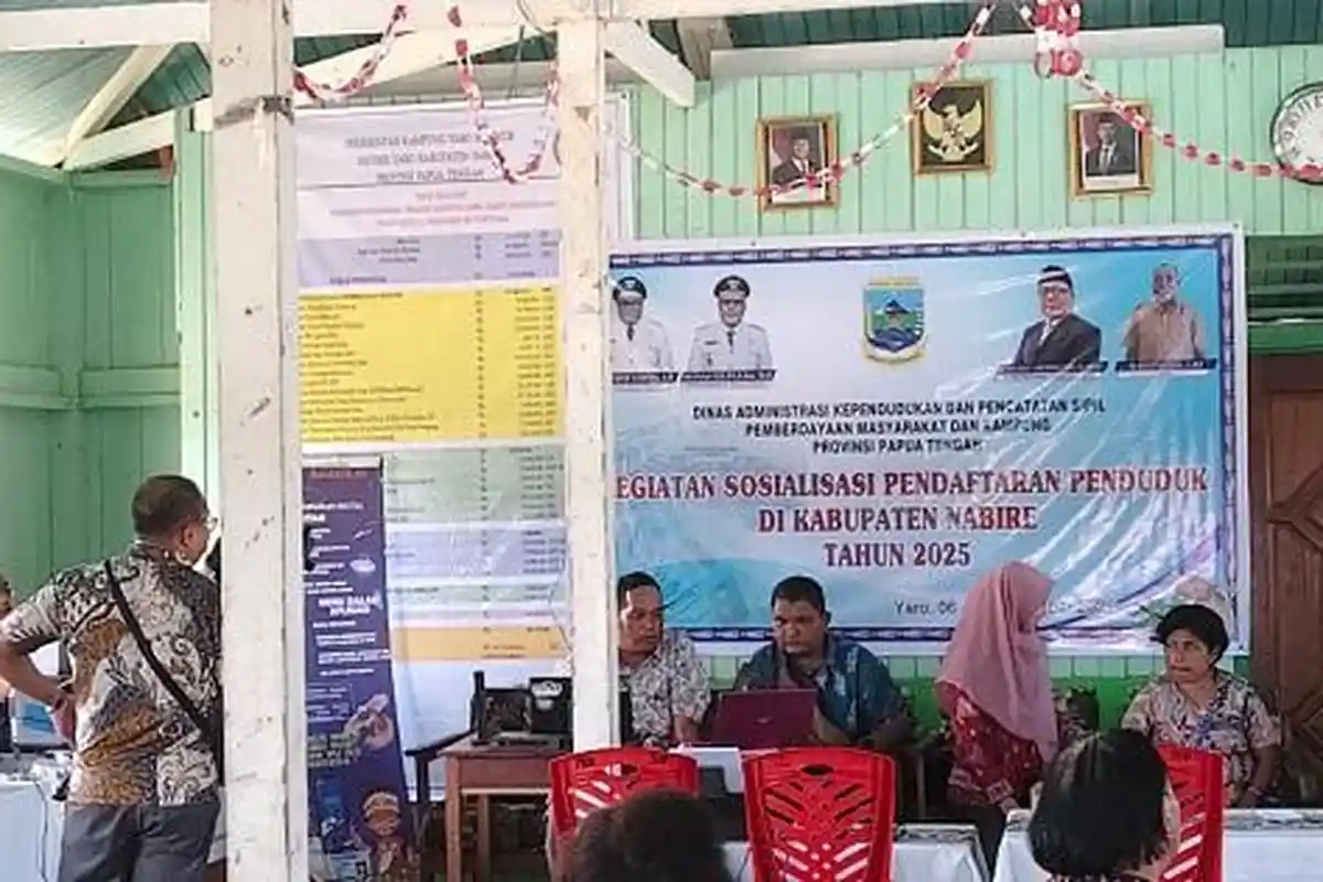 Masih Ada  Warga Yaro Nabire Belum Punya Dokumen Kependudukan, Pemprov Papua Tengah Turun Tangan