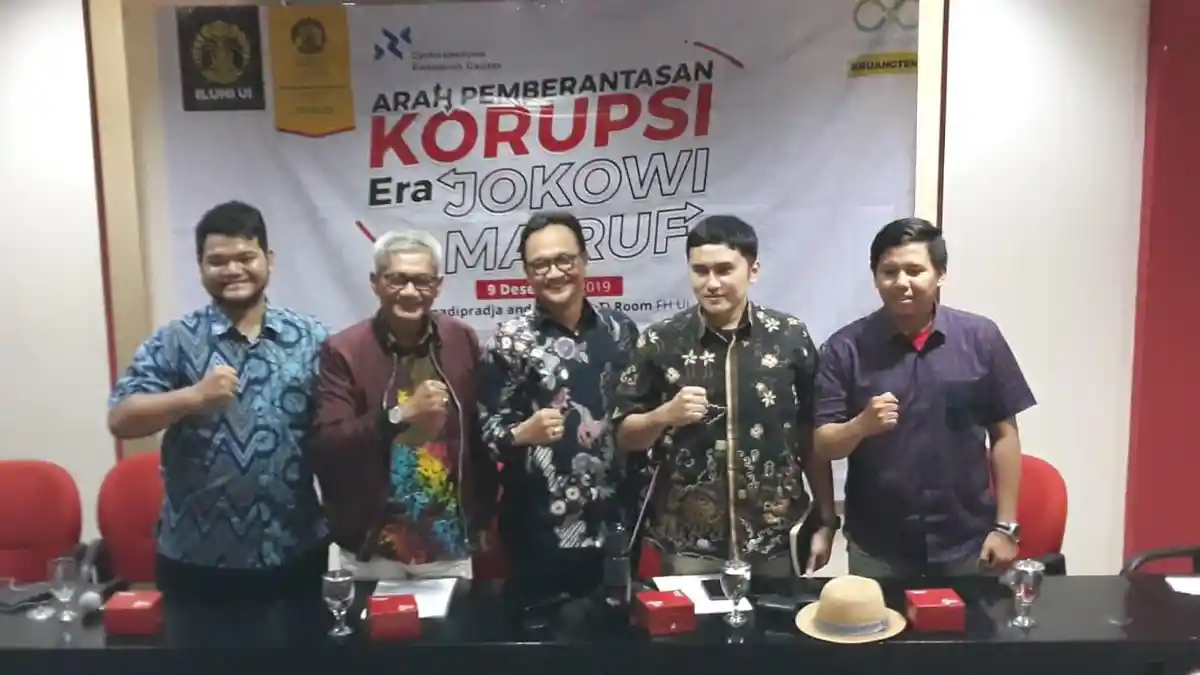 Jokowi-Ma'ruf Diminta Tunjukkan Komitmen Perkuat Pemberantasan Korupsi