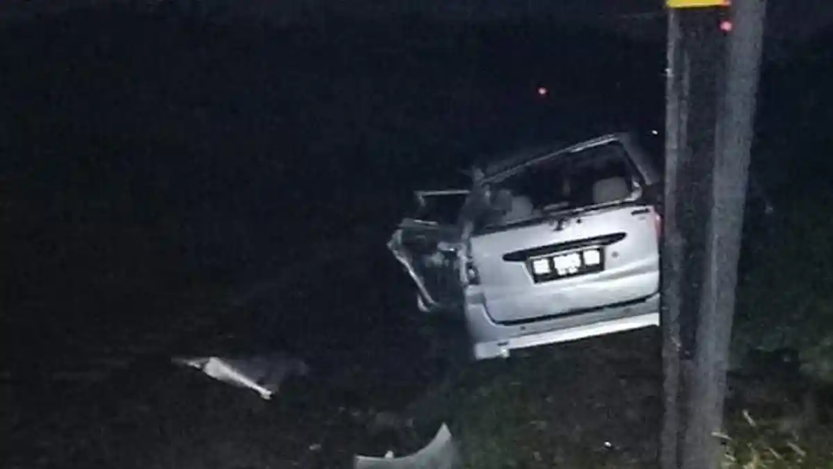 Dalam Sepekan 2 Mobil Disambar Kereta Api di Perlintasan Jalan Dahlia, Kotabumi