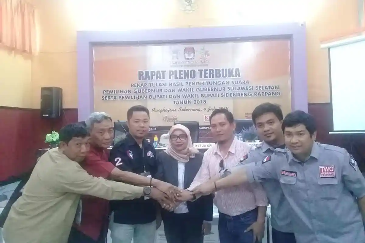 Rekapitulasi KPU Rampung, Prof Andalan Raih 70.457 Suara di Sidrap