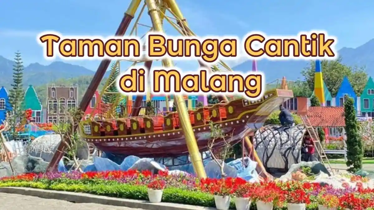 Taman Bunga Cantik Ini Cuma 59 Menit dari Pusat Malang Jatim, Wahana Lengkap untuk Libur Weekend
