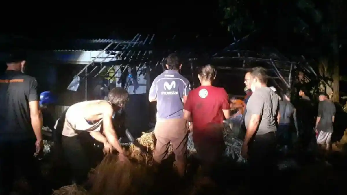 Kebakaran Rumah dan Bengkel Milik Warga Tuban, Sempat Terdengar Ledakan Sebelum Api Menjalar