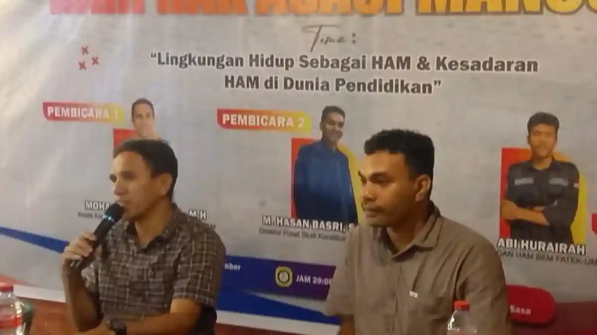 Peringati Hari HAM, BEM Fakultas Teknik UMMU Gandeng Kemenkumham Malut Gelar Dialog Publik