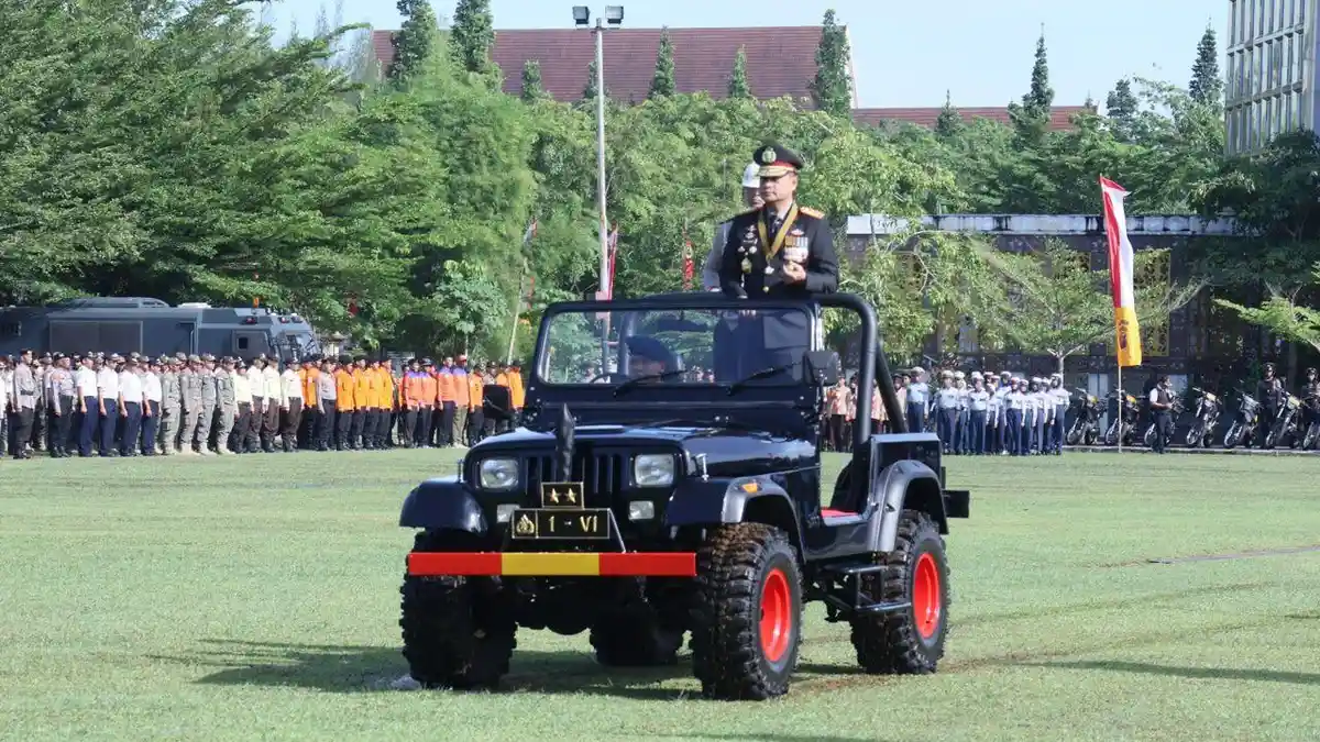 Semarak HUT Bhayangkara ke-80, Polda Kalbar Tegaskan Komitmen Polri untuk Masyarakat - Tribunpontianak.co.id