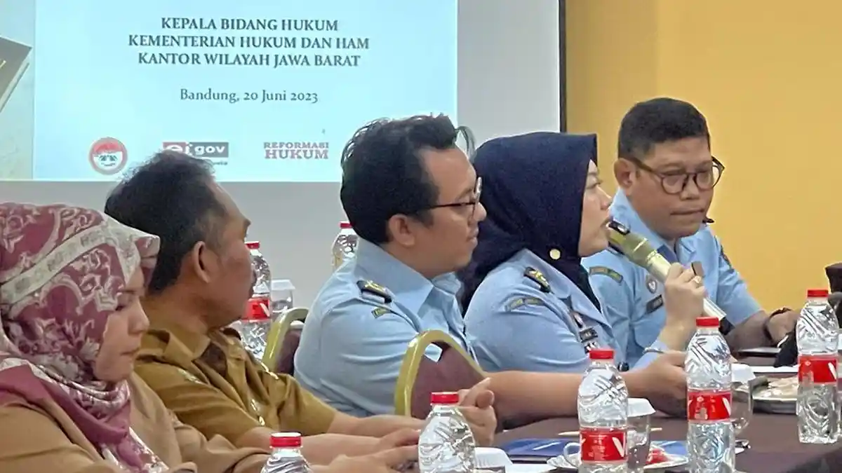 Kanwil Kemenkumham Jabar Laksanakan Diskusi dan Harmonisasi Bersama Dengan DPRD Kab. Bandung Barat