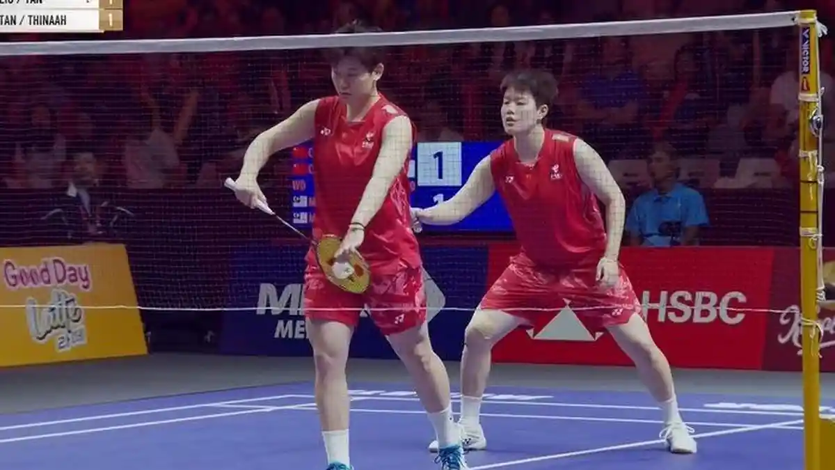 Hasil Final Indonesia Open 2025, Ganda Putri China  Liu Sheng/Tan Nin Juara Lewat Pertarungan Sengit
