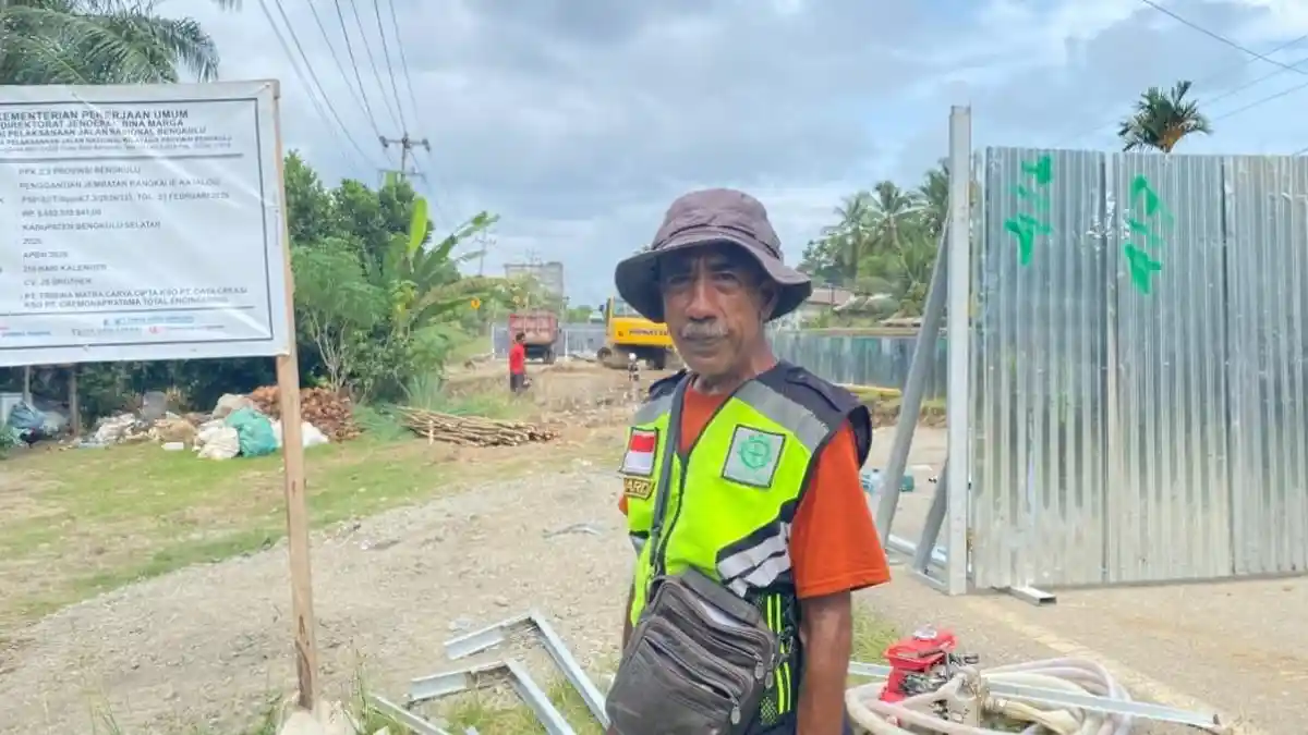 Jembatan Antar Kabupaten Diperbaiki, Arus Lalin di Bengkulu Selatan Buka Tutup