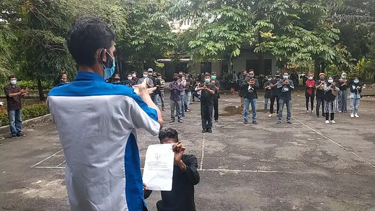 Pakai Bahasa Isyarat, Kelompok Tunarungu Begitu Semangat Laksanakan Upacara Kemerdekaan