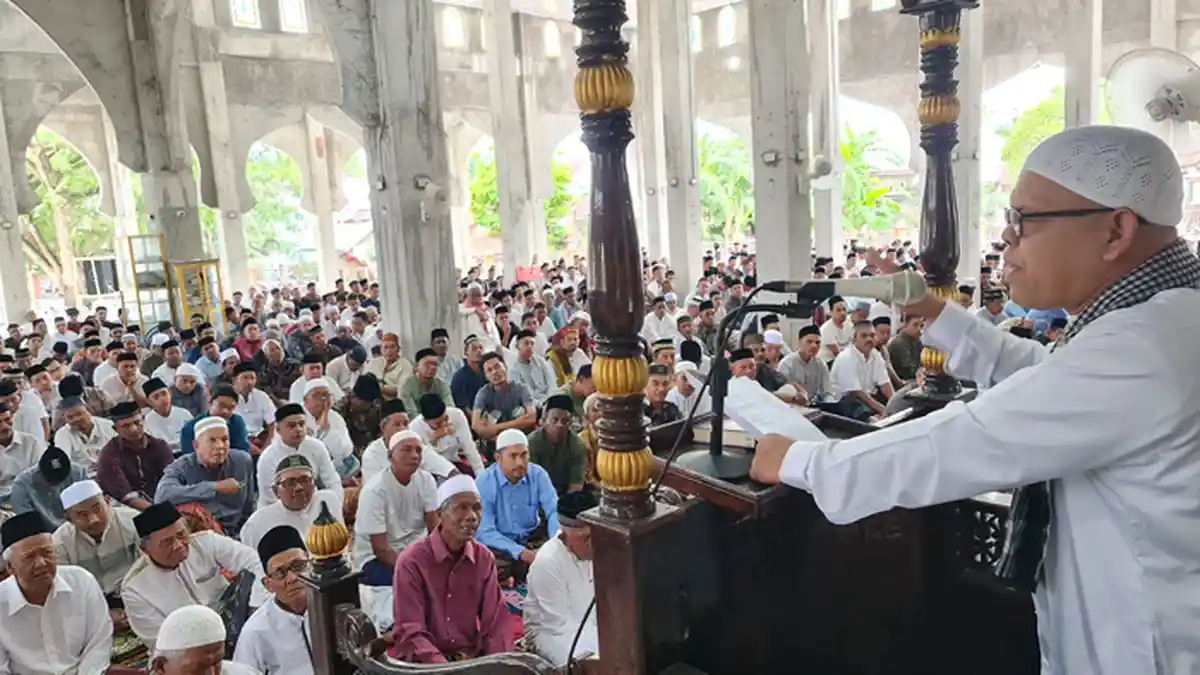 Ribuan Warga Pidie Laksanakan Shalat Idul Adha 1443 H, Begini Suasananya