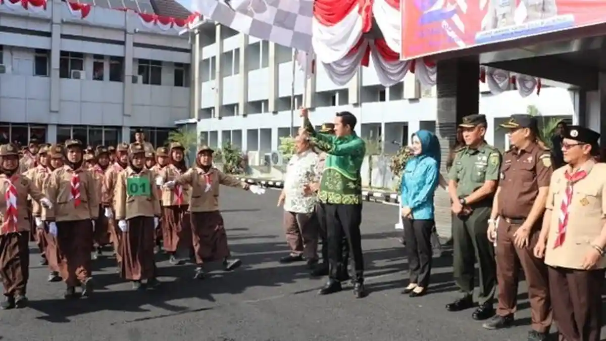 Peringati Hari Gerak Pramuka, 118 Regu Adu Ketangkasan Gerak Jalan Pramuka