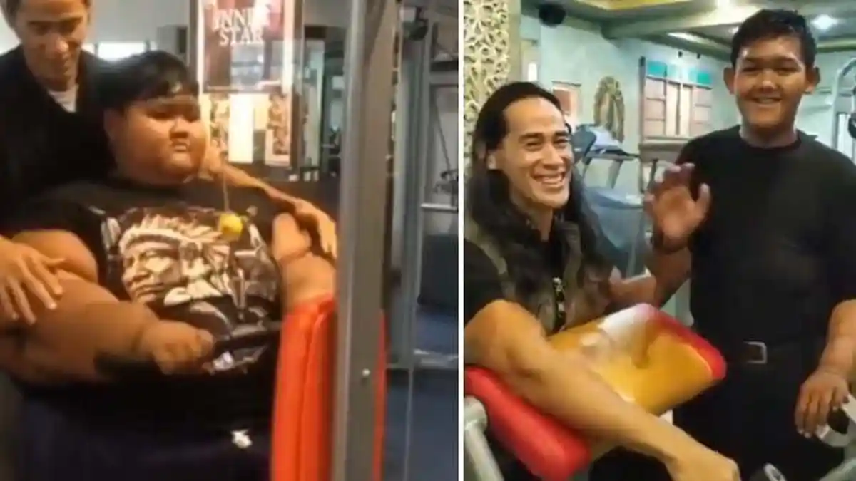 VIRAL Bocah Gendut Aria Permana Pangkas Berat Badannya 110 kg, Ade Rai Jadi Trending Topic