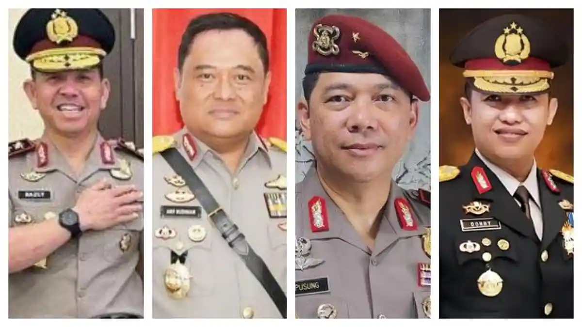 Daftar 4 Alumni Akpol 1997 Jadi Jenderal Termuda, Mahmud Nazly Harahap Berpangkat Irjen Pol