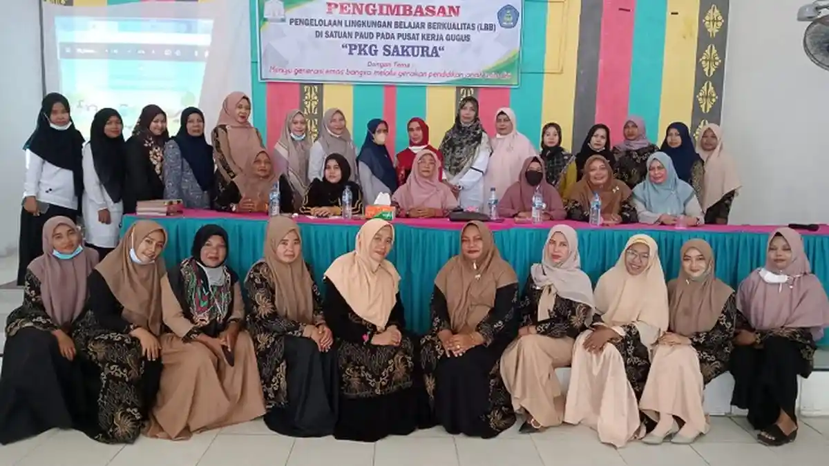 Satuan PAUD Peureulak Aceh Timur Gelar Pengelolaan LBB