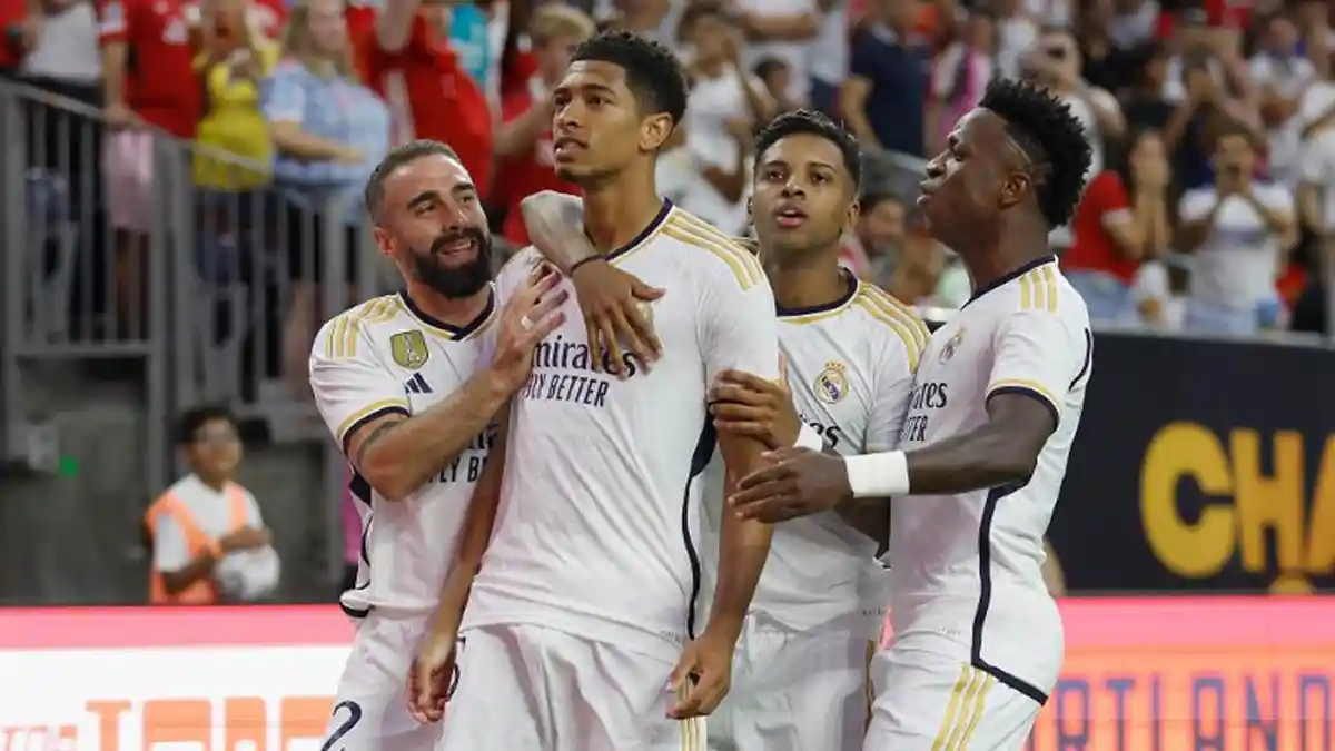 Hasil Real Madrid vs Manchester United, Jude Bellingham dan Joselu Cetak Gol, Real Madrid Menang