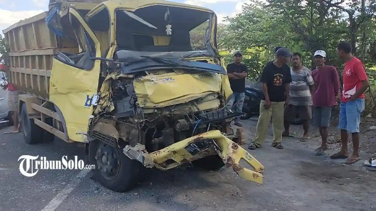 Kecelakaan Karambol di Boyolali, 5 Kendaraan dari Arah Jogja-Solo Saling Sundul, Langsung Ringsek
