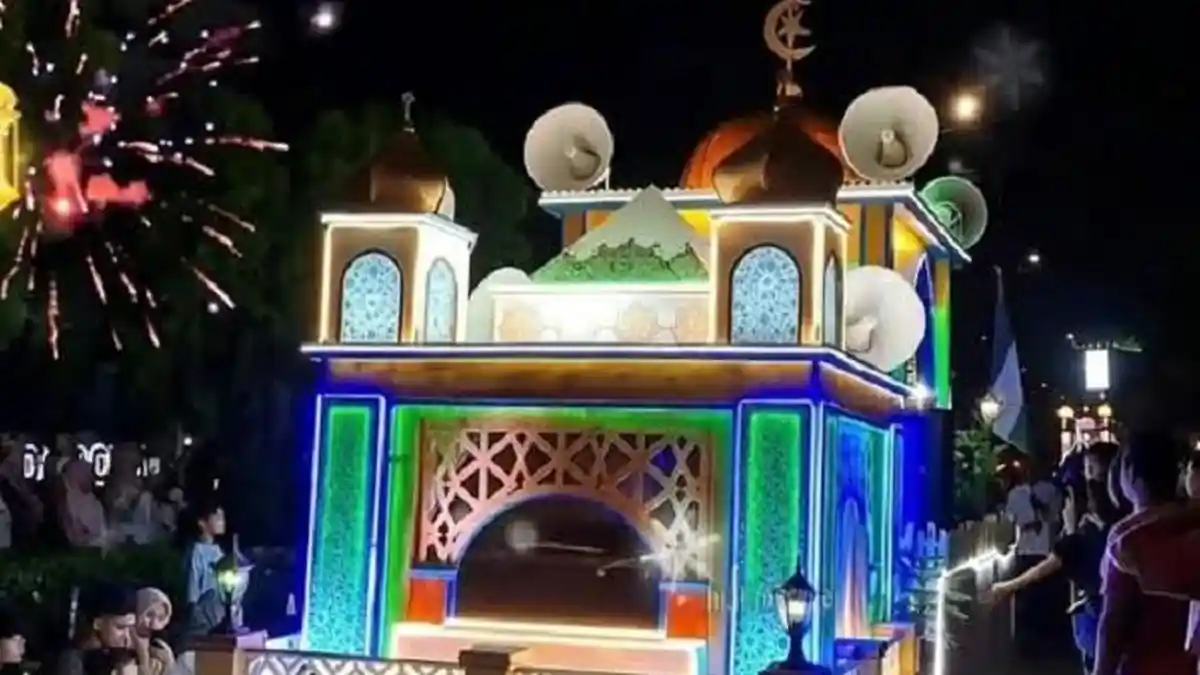 Takbir Keliling Setiap Kecamatan Meriahkan Malam Iduladha di Sidrap