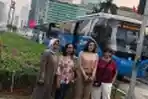 Viral Apresiasi Busway Empat Emak Mendapat Voucher Jaklingko