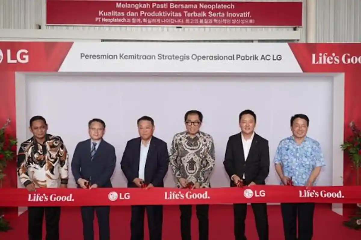 Resmikan Pabrik Baru LG di Bekasi, LG Electronics: Perkuat Kapasitas Produksi AC