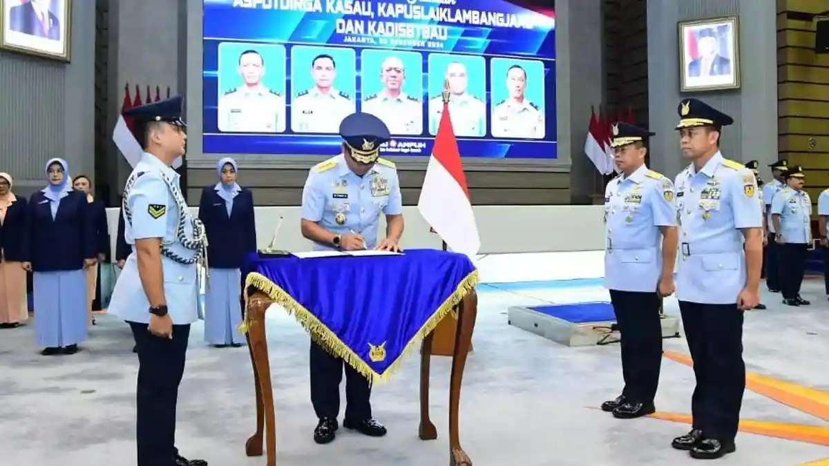 TNI AU Gelar Sertijab Tiga Pejabat Strategis