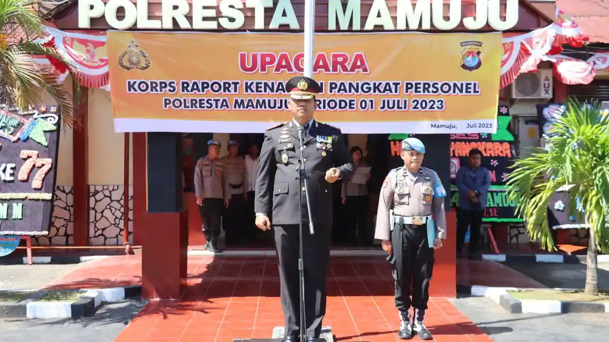 Struktur Organisasi Polresta Mamuju, Dipimpin Kombes Pol Iskandar