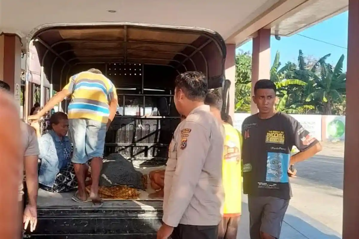 Keluarga dari Kernet yang Meninggal di Rote Timur sempat Bawa Korban ke RSUD Ba'a untuk Divisum