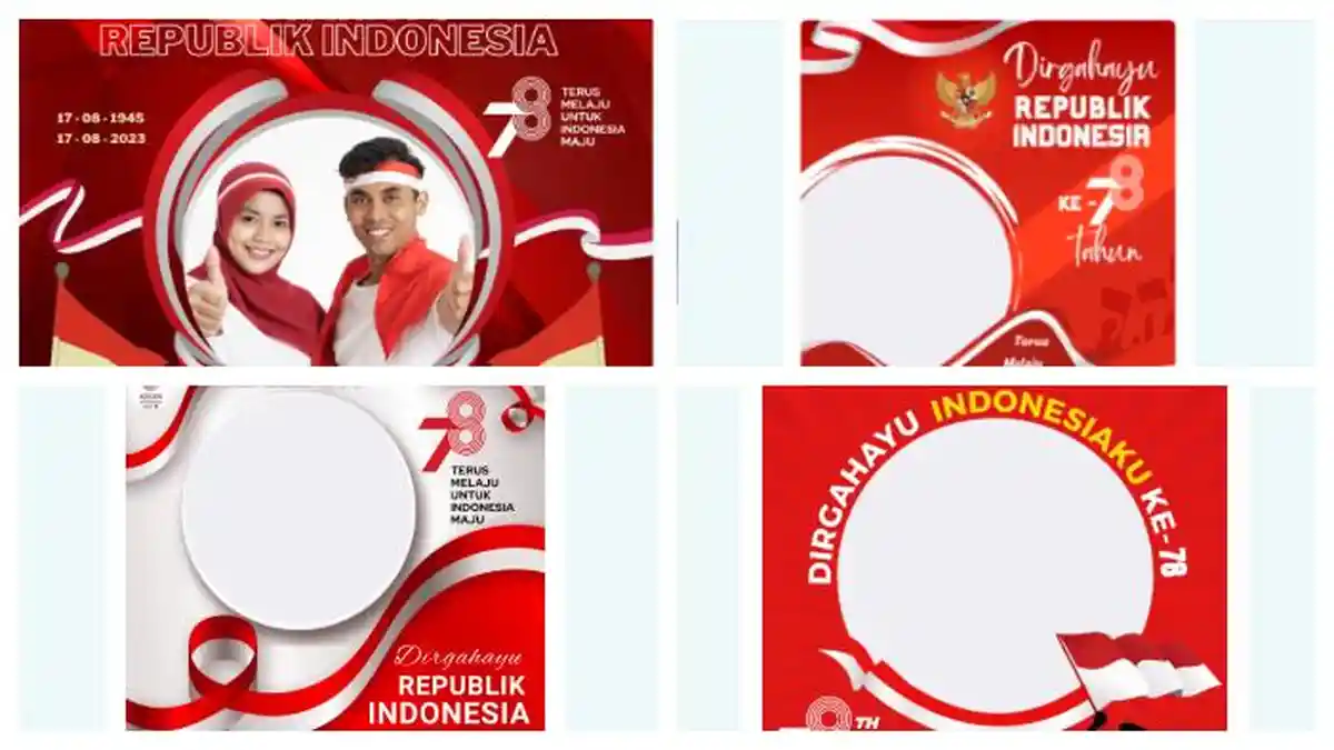 50 Link Twibbon Hari Kemerdekaan 17 Agustus 2023, Ada Desain Bendera Mera Putih hingga Burung Garuda