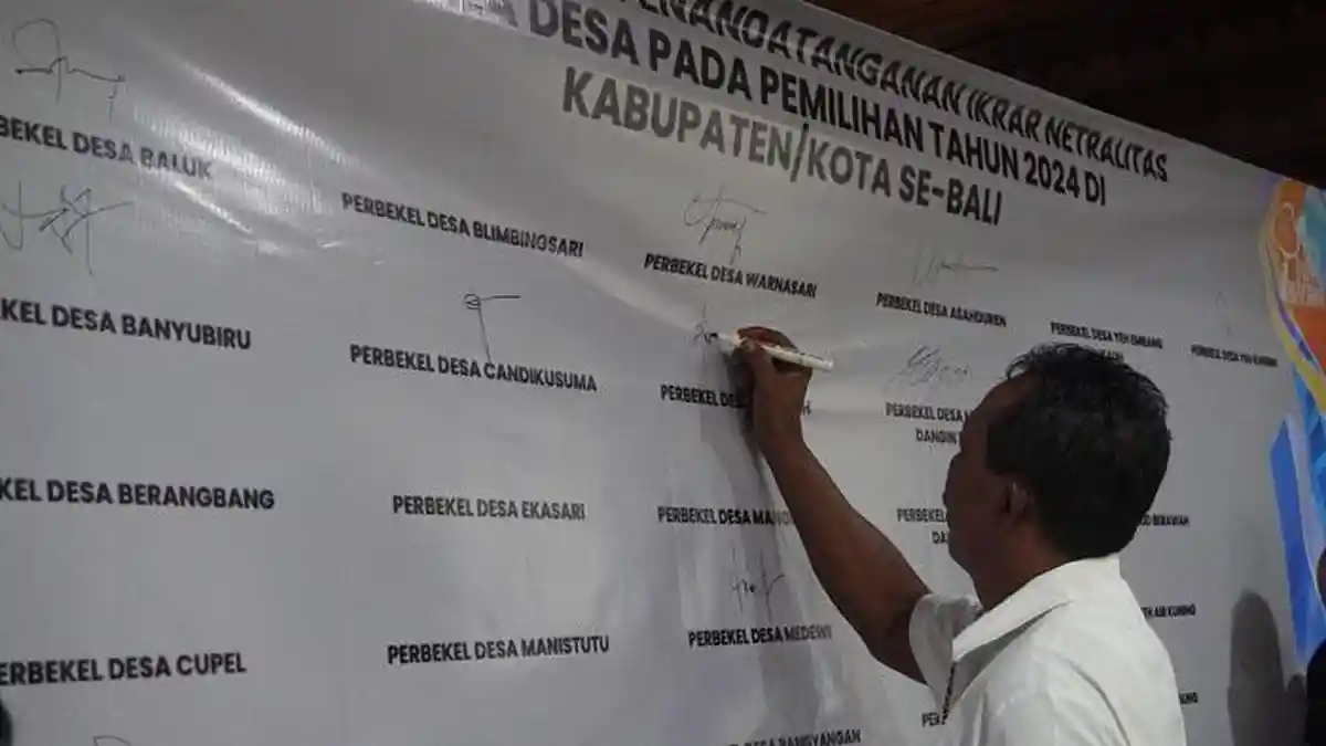 Bawaslu Jembrana Tegaskan Perbekel Jadi Unsur Netral, Dilarang Memihak Paslon Tertentu