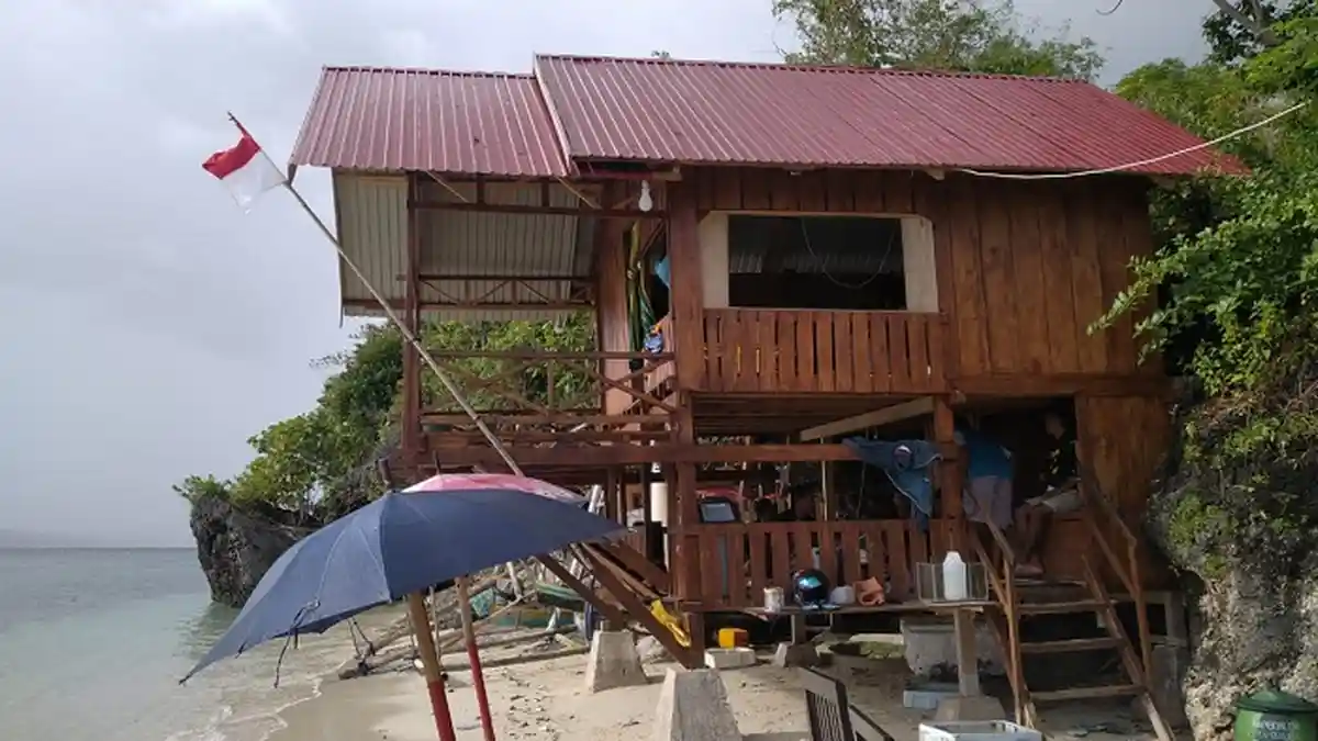 Intip Markas Daeng Lala di Pantai Lakeba Baubau, Saksi Bisu Pemuda Pinggiran Jadi YouTuber Terkenal