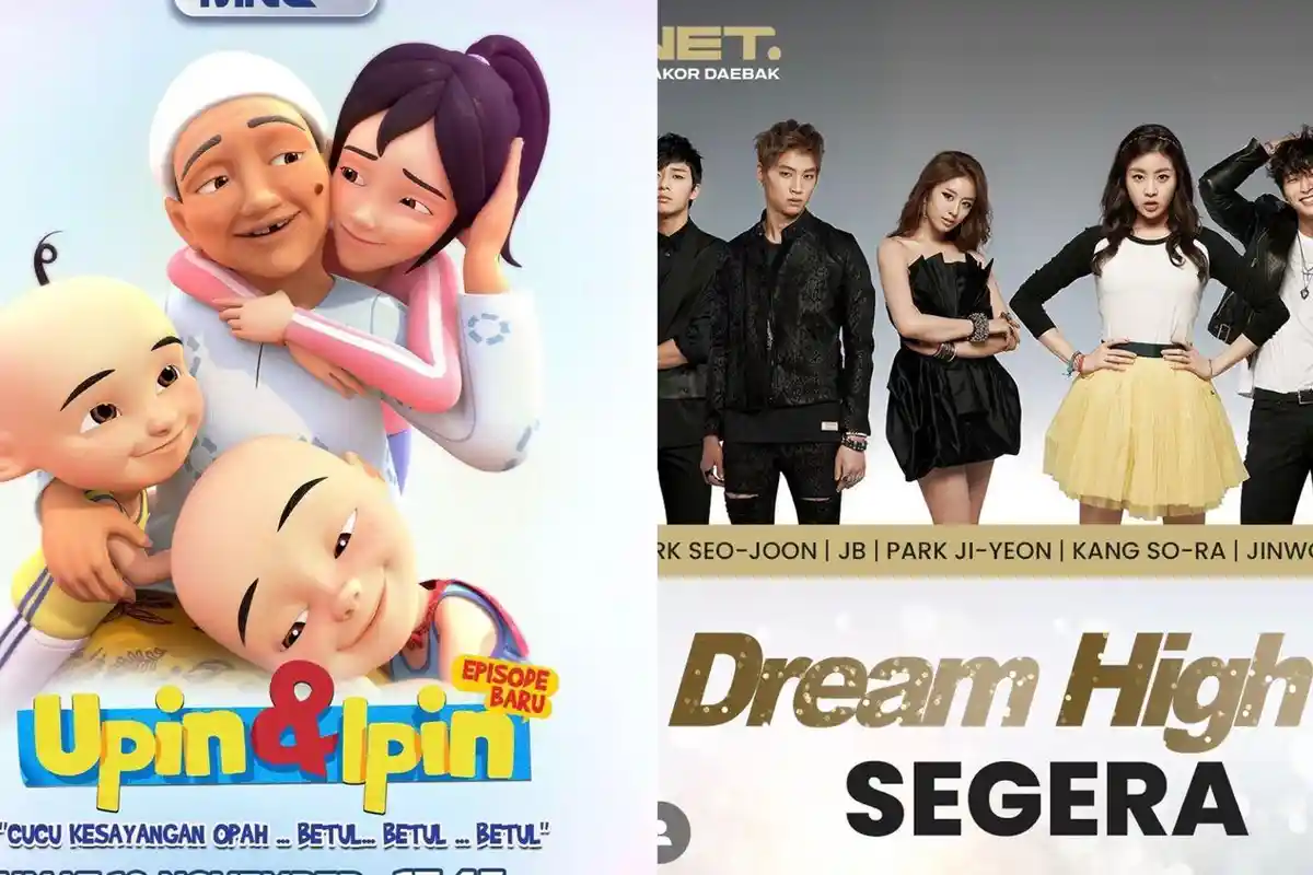Jadwal Acara TV Hari Ini, Ada Episode Baru Upin dan Ipin Bermula di MNCTV dan Dream High 2 di Net TV