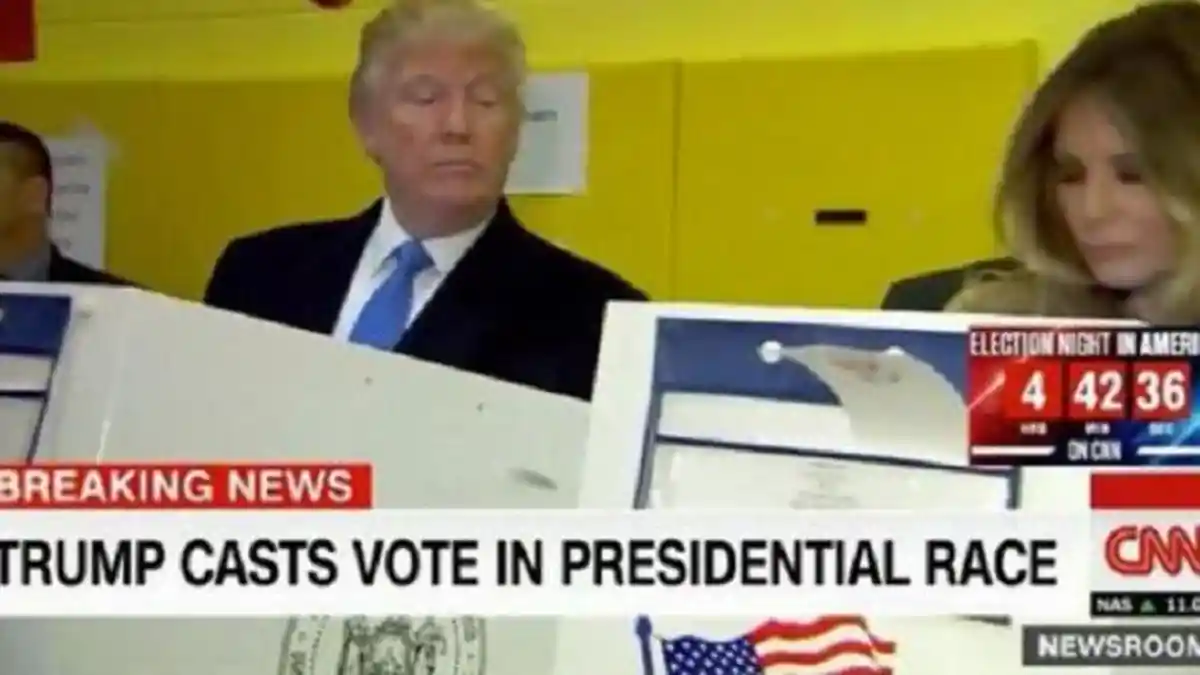 Intip Istrinya Beri Suara, Trump Jadi Bahan Olokan