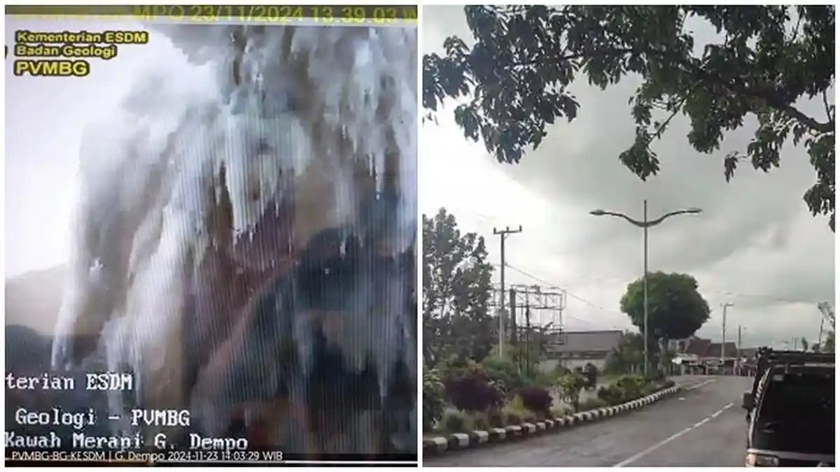 Gunung Api Dempo Erupsi,  BPBD : Tidak Ada Kepanikan di Masyarakat Pagar Alam
