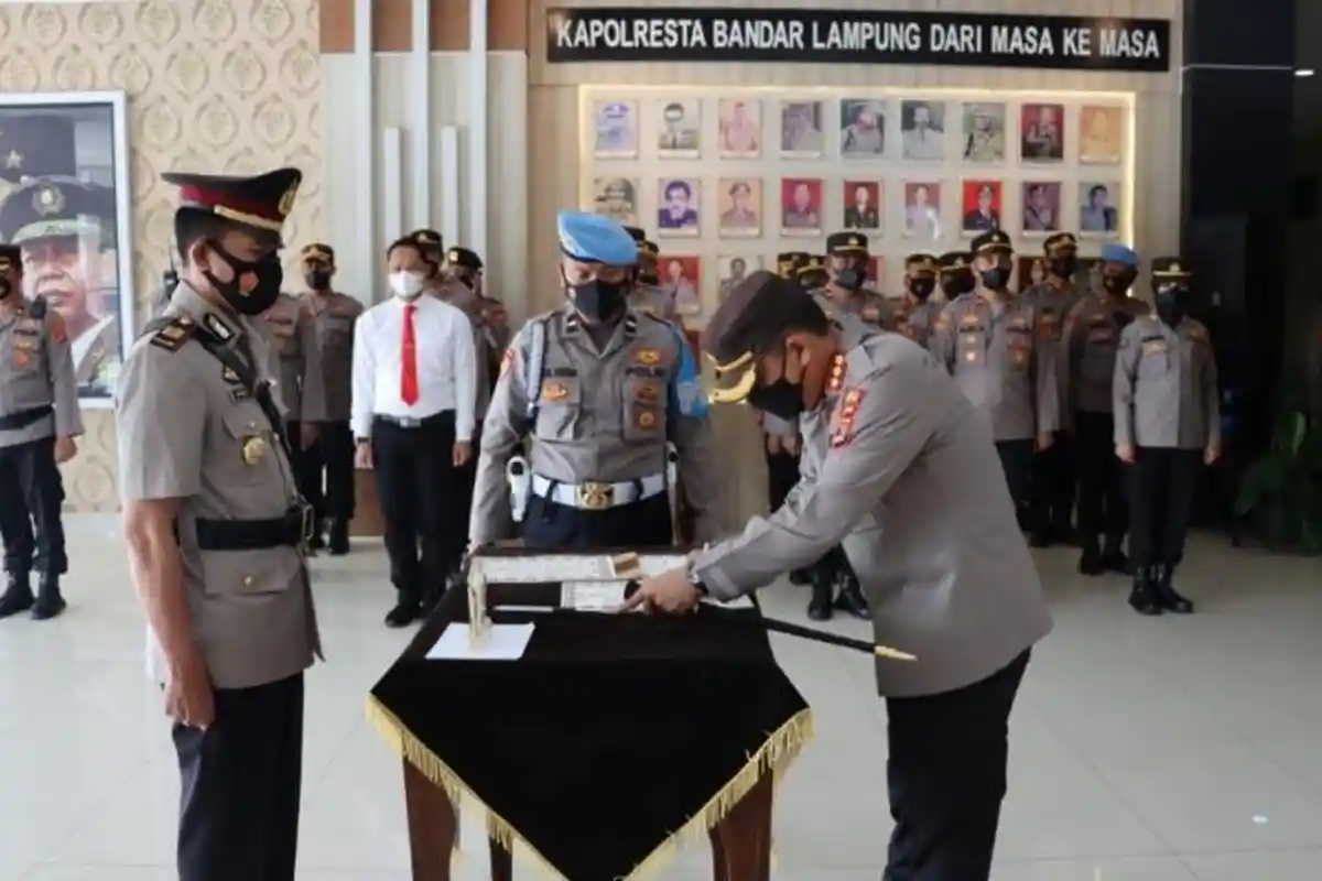 AKP Kurmen Rubiyanto Resmi Jabat Kasat Binmas Polresta Bandar Lampung