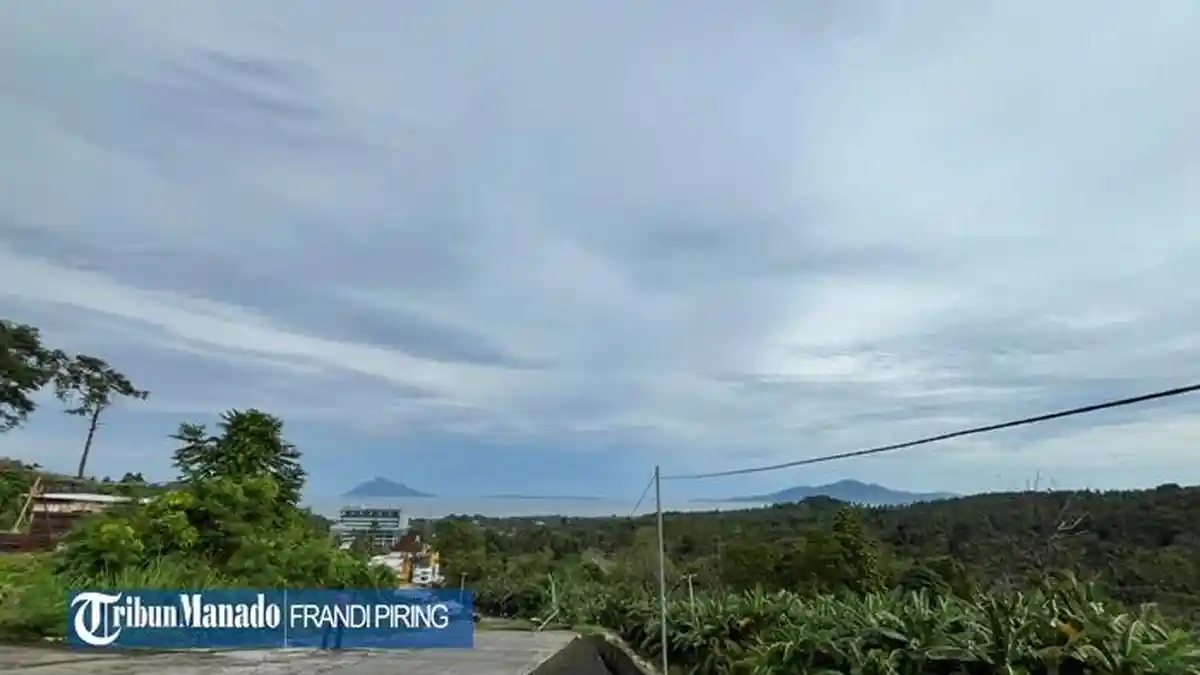 Prakiraan Cuaca di Sulawesi Utara Hari Sabtu 22 November 2025, Berawan hingga Hujan Ringan