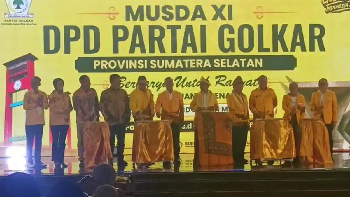 Bahlil Lahadalia Tegaskan Golkar Lahir dari Rakyat dan Umumkan Musda Terakhir di Sumsel - Sripoku.com