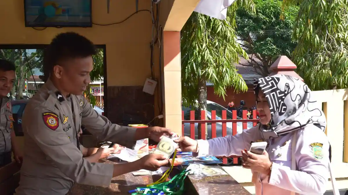 Tamu Polres Sidrap Wajib Menggunakan Id Kard Diterapkan Mulai Kemarin