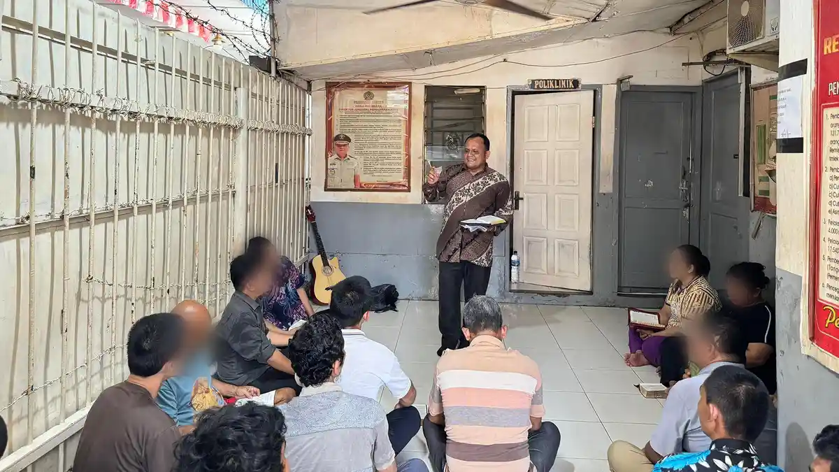 Lapas Kotapinang dan Kemenag Gelar Pembinaan Kerohanian Bagi WBP