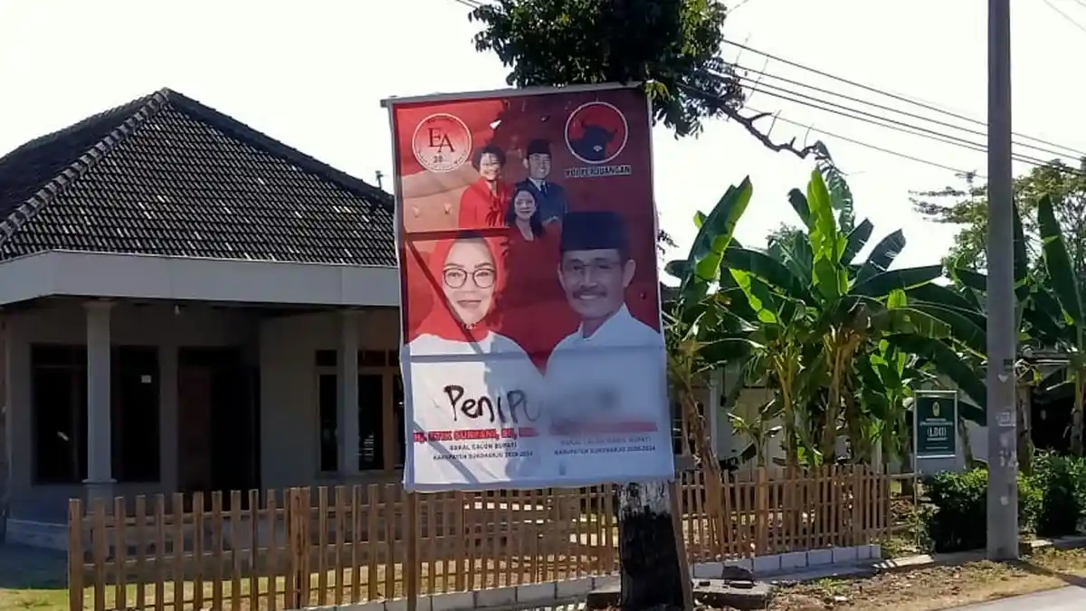 Puluhan Baliho EA di Enam Kecamatan Dirusak, DPC PDIP Instruksikan Relawan Tidak Terprovokasi