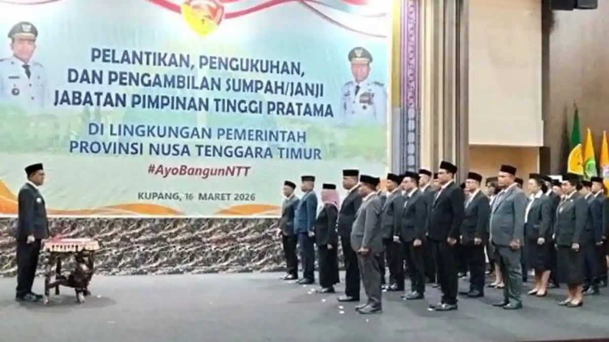 Daftar Nama Pejabat Eselon II yang Dilantik Gubernur NTT, Laskodat dan Rupidara Staf Ahli