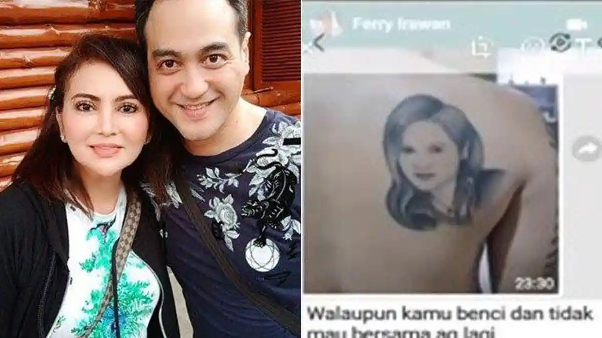 Ferry Irawan Pasrah, Tak Kuat Diserang Soal Tato Anggia Novita