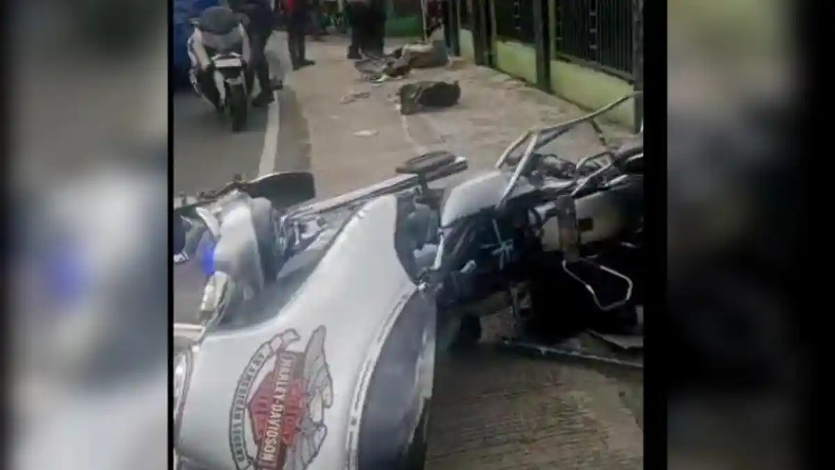 Moge Alami Kecelakaan di Jalan Raya Nasional Pangandaran, Pengemudi Terkapar di Bahu Jalan